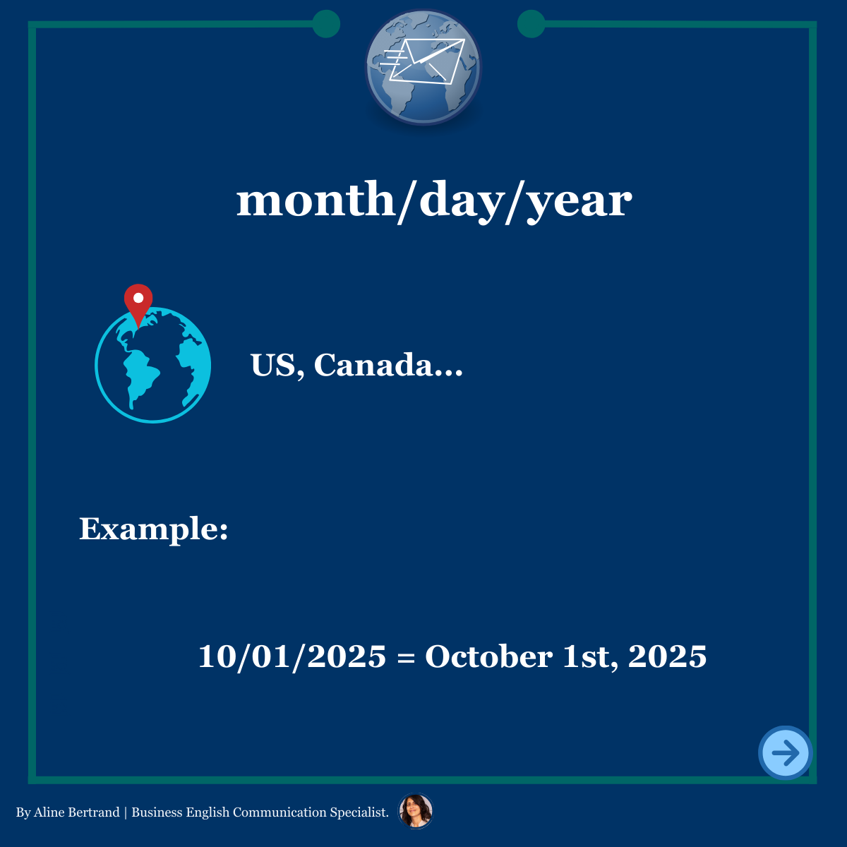 True or False Date formats can cause confusion in business emails