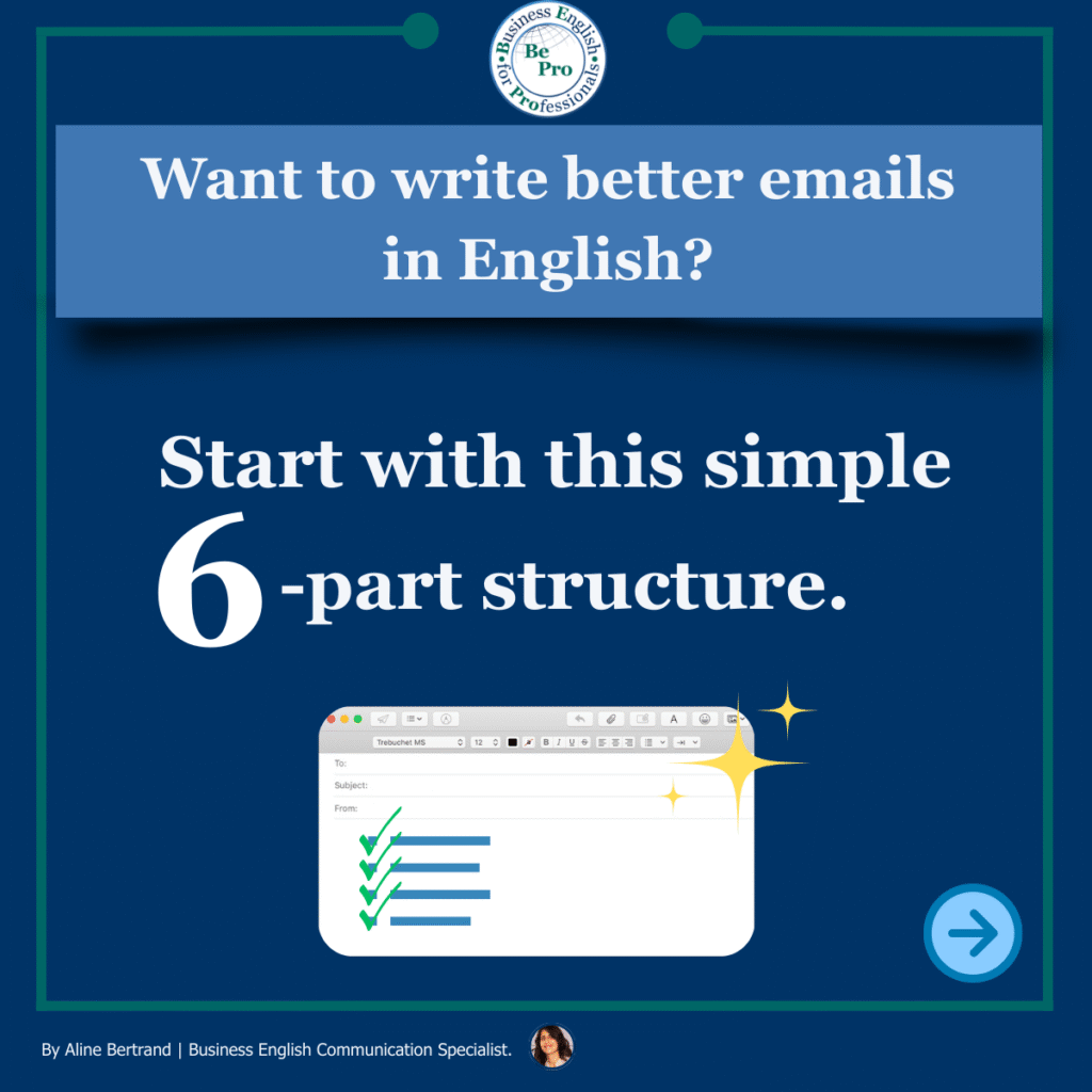 How to Organize a Professional Email in English: 6-Step Formula